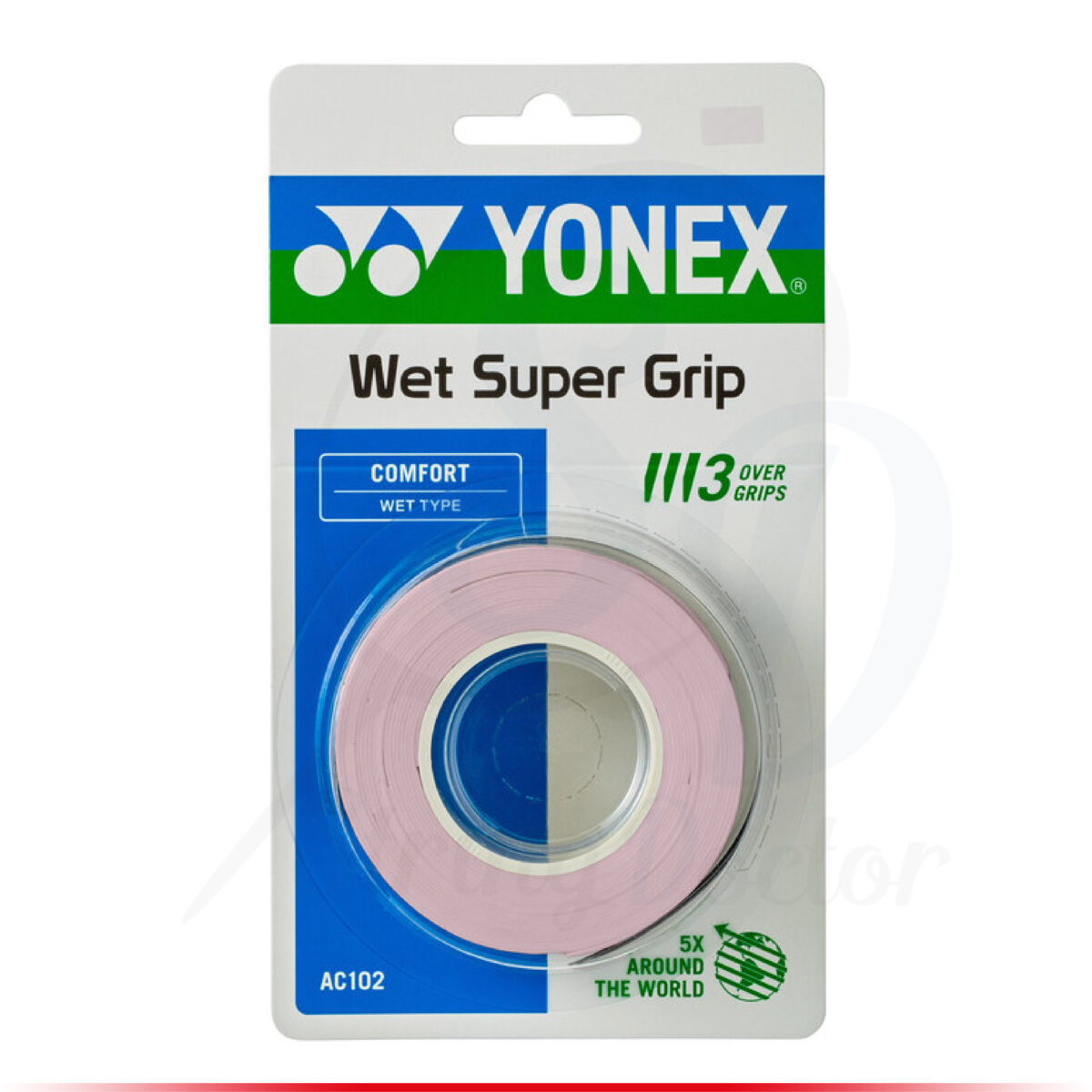 Yonex Surgrip AC102 x3 Pale Laillac
