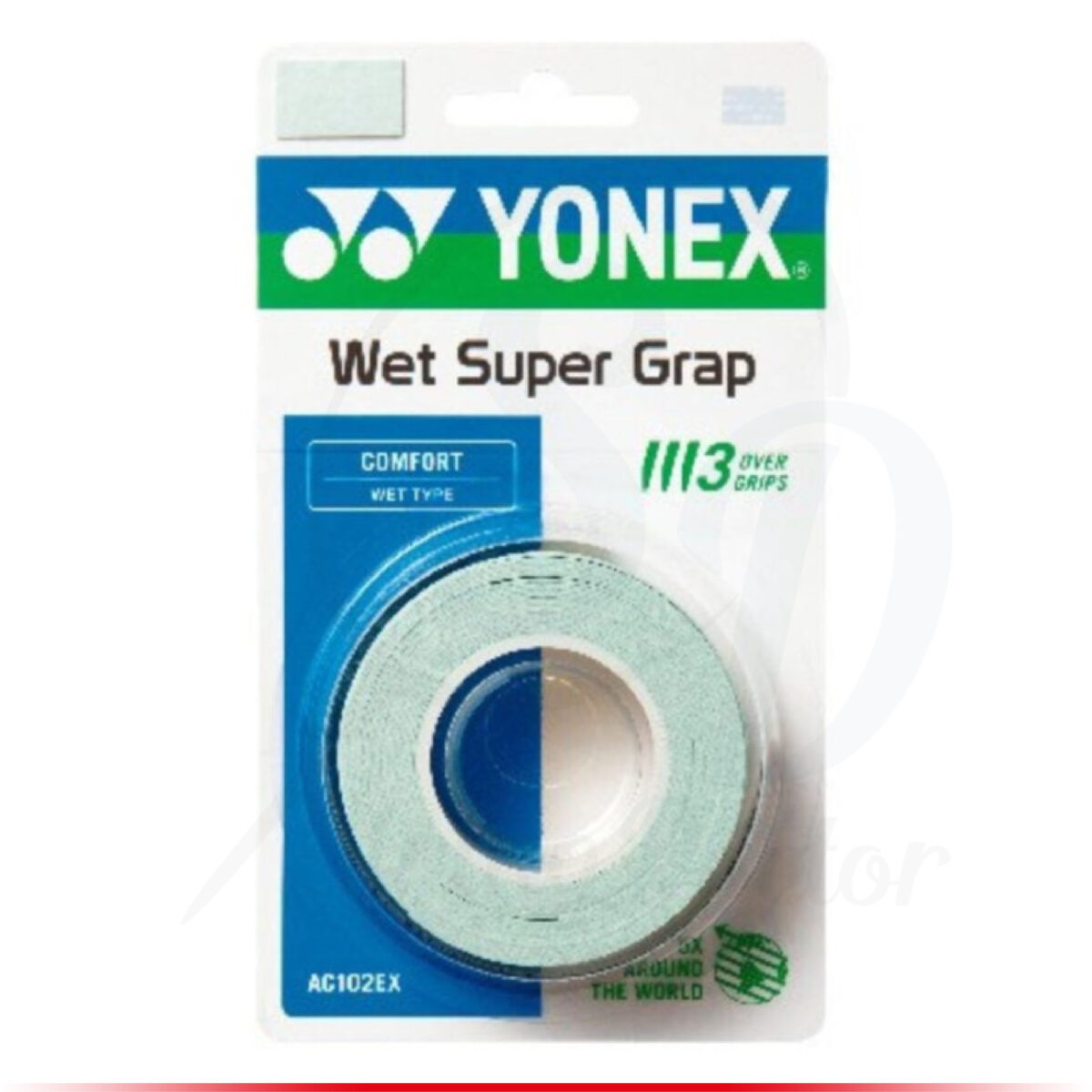 Yonex Surgrip AC102 x3 Powder Green