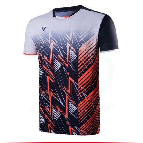 victor-t-shirt-T-40008-TD-B-men-orange-black.jpg Victor T-shirt T-40008 TD B - Asia Men - Orange/Black