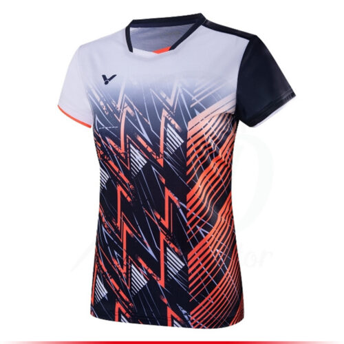 victor-t-shirt-T-41008-TD-B-women-orange-black.jpg Victor T-shirt T-41008 TD B - Asia Women - Orange/Black