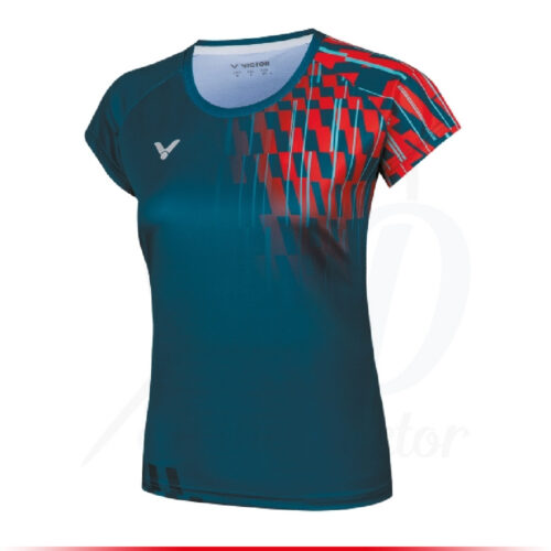 victor-t-shirt-t-51001TD-G.jpg Victor T-shirt T-51001 TD G - Asia Women - Blue/Green