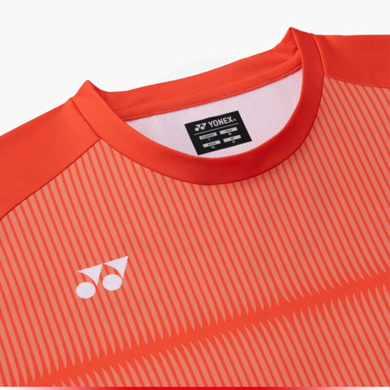 yonex-tee-shirt-uni-16862ex-cyber-orange-3-scaled-1.jpg Yonex Tee-Shirt Mixte 16862EX - Cyber Orange