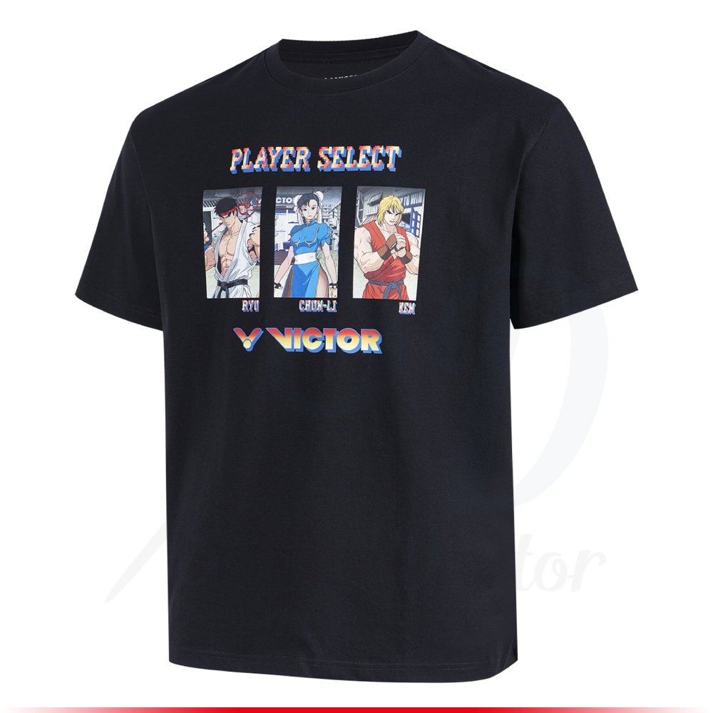 Victor T-shirt T-2601STF C - Black